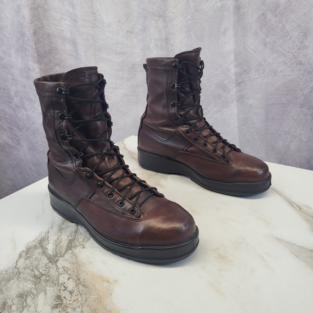 Belleville 330 ST Millitary Boots Cordovan Color Size 11 W Men's Steel Toe